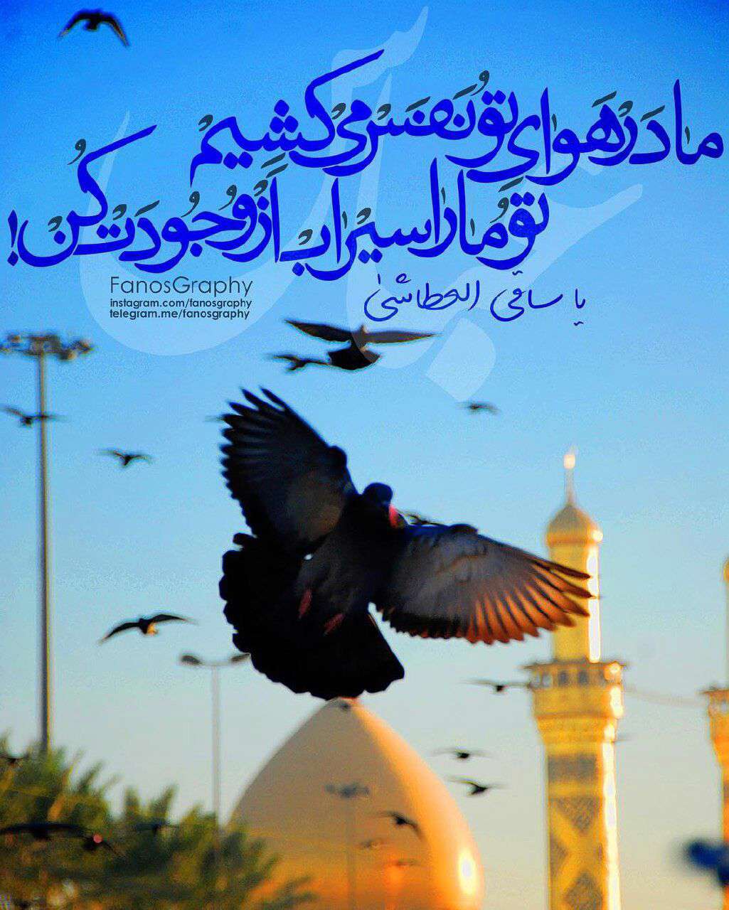 ما در هوای تو نفس می کشیم